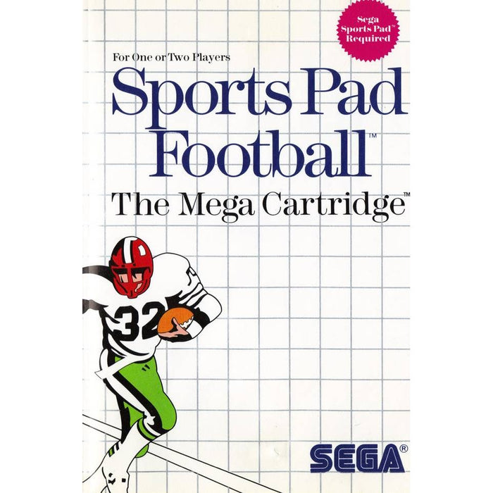 Sports Pad Football (Sega Master System) - Just $0! Shop now at Retro Gaming of Denver