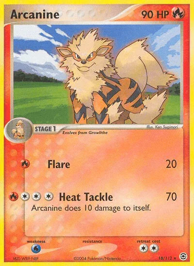 Arcanine (18/112) [EX: FireRed & LeafGreen] - for just $0.80! 