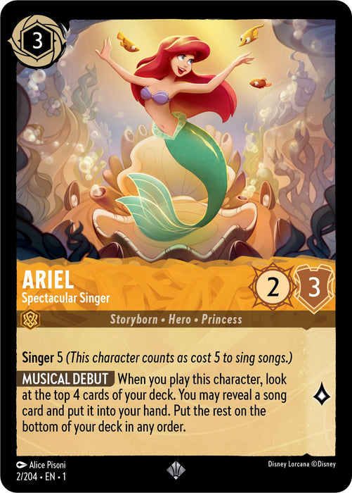Ariel - Spectacular Singer (2/204) - The First Chapter - for just $0.21! 