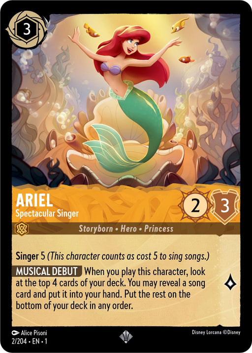 Ariel - Spectacular Singer (2/204) - The First Chapter - for just $0.21! 