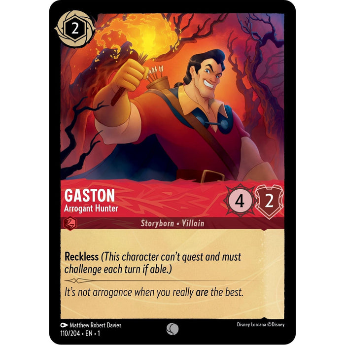 Gaston - Arrogant Hunter (110/204) [The First Chapter] - Just $0.10! Shop now at Retro Gaming of Denver