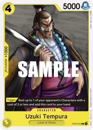 Uzuki Tempura (ST09-002) - Starter Deck 9: Yamato - for just $0.05! 