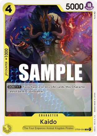 Kaido (ST09-004) - Starter Deck 9: Yamato - for just $0.08! 