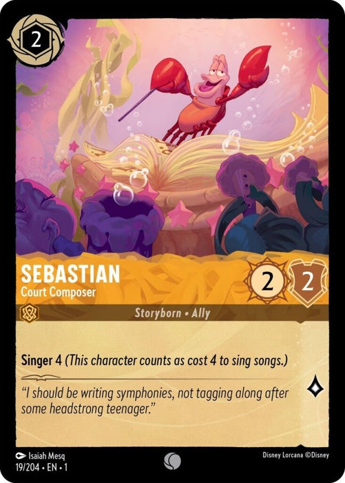 Sebastian - Court Composer (19/204) - The First Chapter - for just $0.03! 