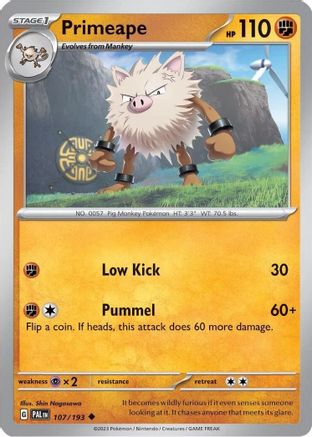 Primeape (Cosmos Holo) 107/193 - Miscellaneous Cards & Products Holofoil - for just $0.10! 