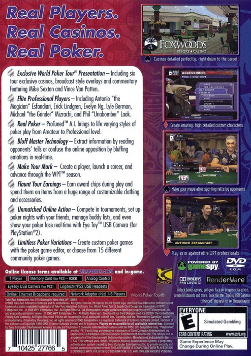 World Poker Tour – PlayStation 2 (PS2) - for just $3.99! 