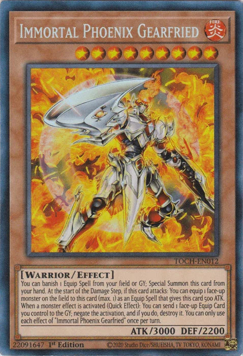 Immortal Phoenix Gearfried [TOCH-EN012] Collector's Rare - for just $6.25! 