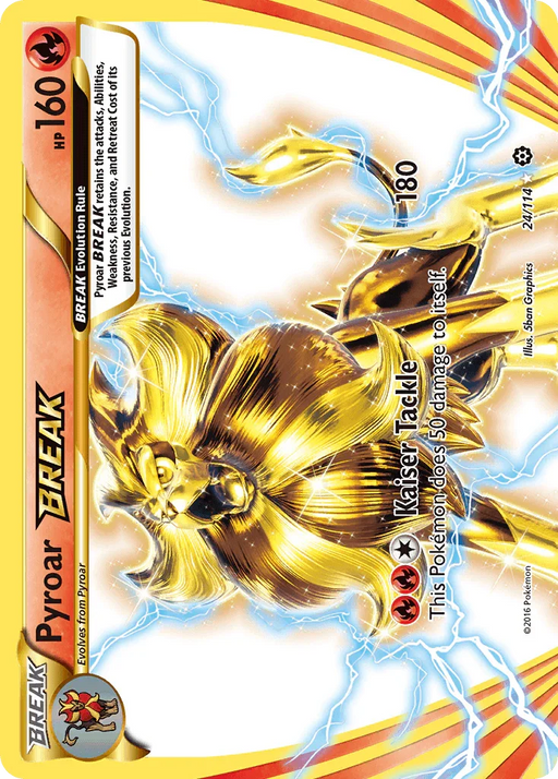 Pyroar BREAK (24/114) [XY: Steam Siege] - for just $1.40! 