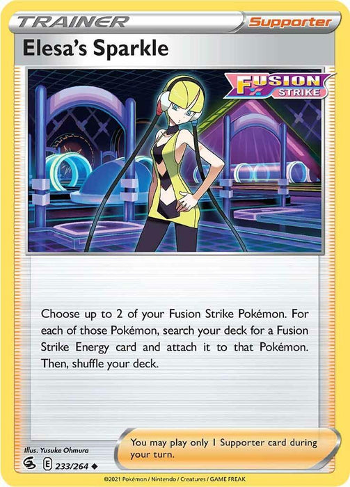 Elesa's Sparkle (233/264) [Sword & Shield: Fusion Strike] - for just $0.10! 
