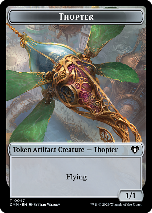 Thopter // Construct (41) Double-Sided Token [Commander Masters Tokens] - Just $0.45! Shop now at Retro Gaming of Denver