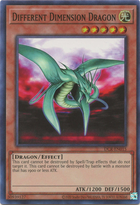 Different Dimension Dragon (25th Anniversary) [DCR-EN015] Super Rare - for just $2.35! 