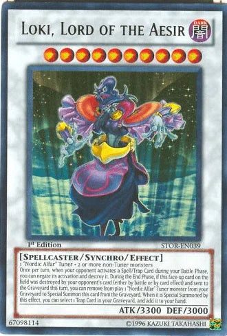 Loki, Lord of the Aesir [STOR-EN039] Ultra Rare - for just $0.35! 