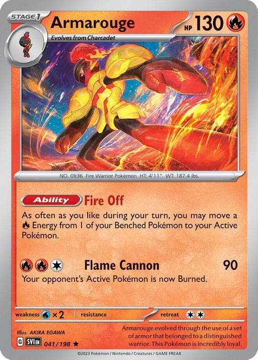 Armarouge (041/198) [Scarlet & Violet: Base Set] - for just $0.10! 