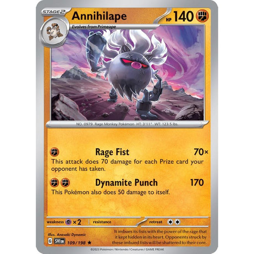 Annihilape (109/198) (Theme Deck Exclusive) [Scarlet & Violet: Base Set] - Just $0.35! Shop now at Retro Gaming of Denver