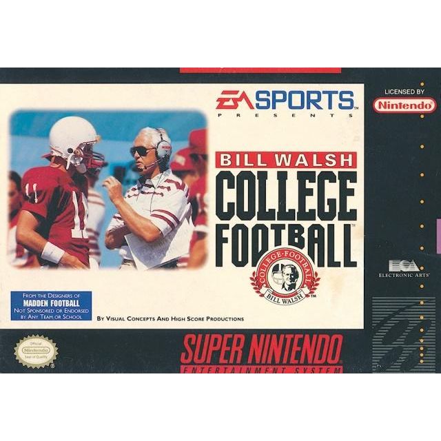 Bill Walsh College Football (Super Nintendo) - Just $0! Shop now at Retro Gaming of Denver