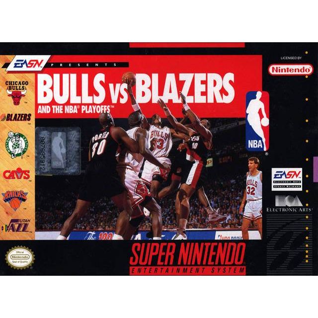 Bulls Vs Blazers and the NBA Playoffs (Super Nintendo) - Premium Video Games - Just $0! Shop now at Retro Gaming of Denver