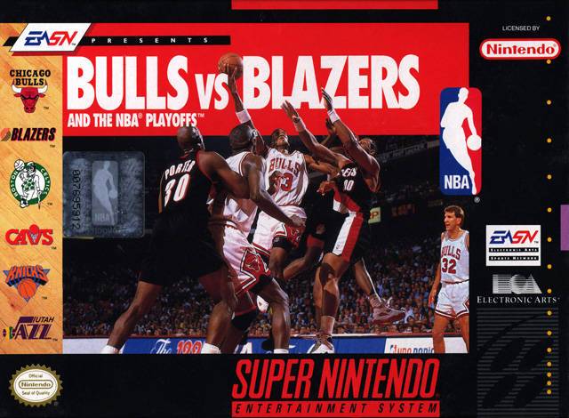 Bulls Vs Blazers and the NBA Playoffs (Super Nintendo) - for just $0! 