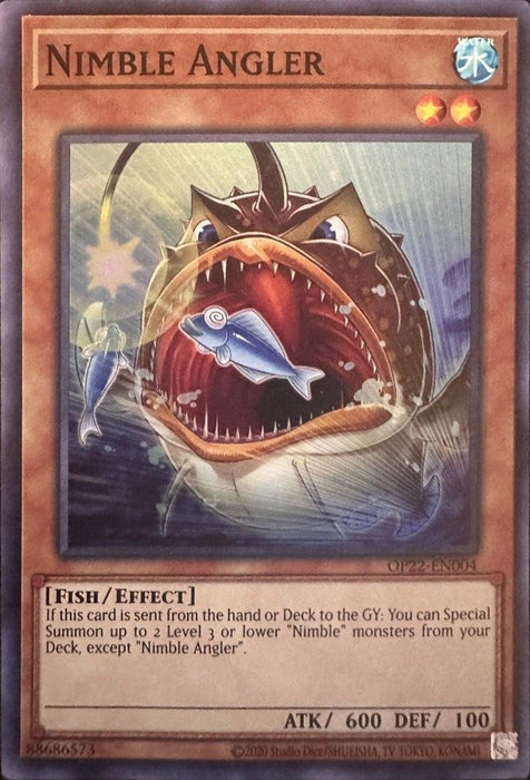 Nimble Angler [OP22-EN004] Super Rare - for just $0.20! 