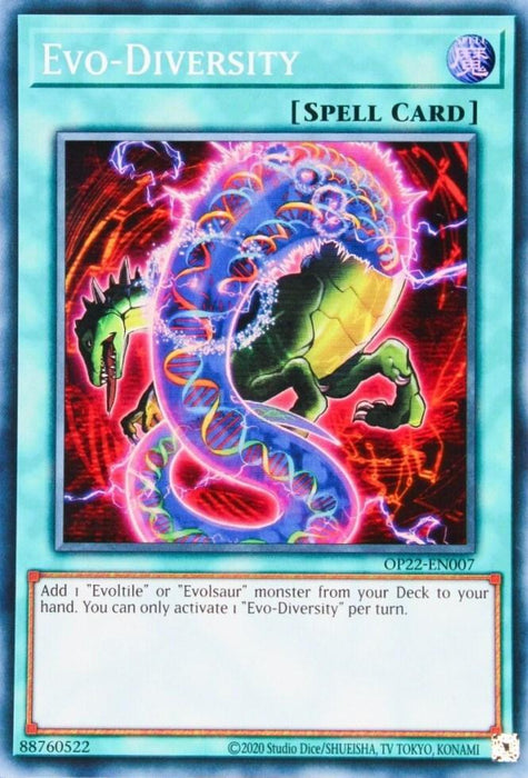 Evo-Diversity [OP22-EN007] Super Rare - for just $0.10! 