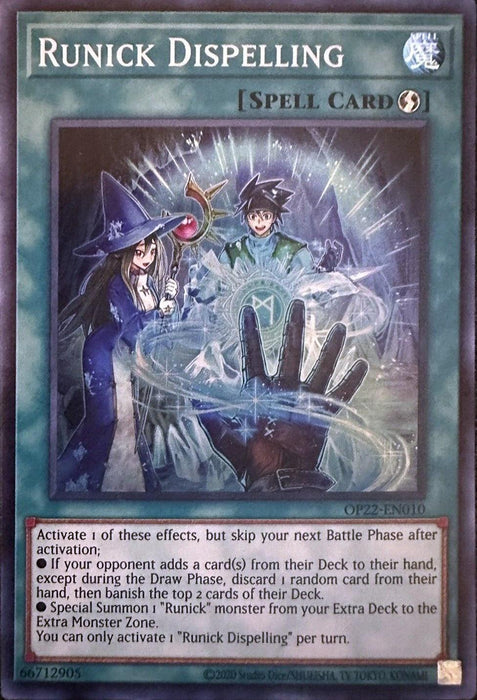 Runick Dispelling [OP22-EN010] Super Rare - for just $0.15! 