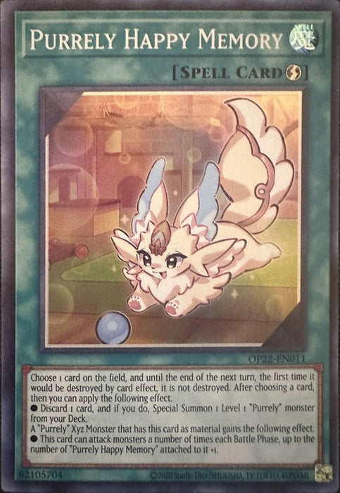 Purrely Happy Memory [OP22-EN011] Super Rare - for just $0.15! 