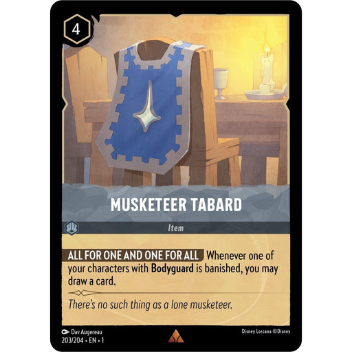 Musketeer Tabard (203/204) [The First Chapter] - Just $0.10! Shop now at Retro Gaming of Denver