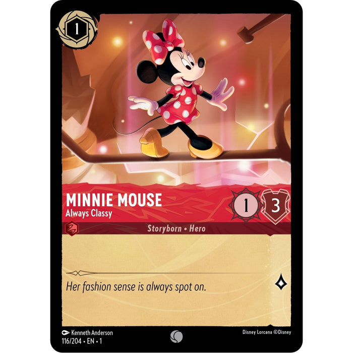 Minnie Mouse - Always Classy (116/204) [The First Chapter] - Just $0.10! Shop now at Retro Gaming of Denver