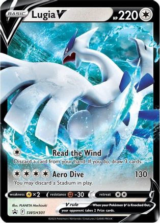 Lugia V SWSH301 - SWSH Sword & Shield Promo Cards Holofoil - for just $3.99! 