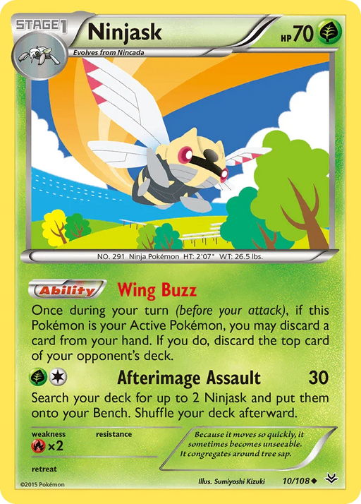 Ninjask (10/108) [XY: Roaring Skies] - for just $0.10! 