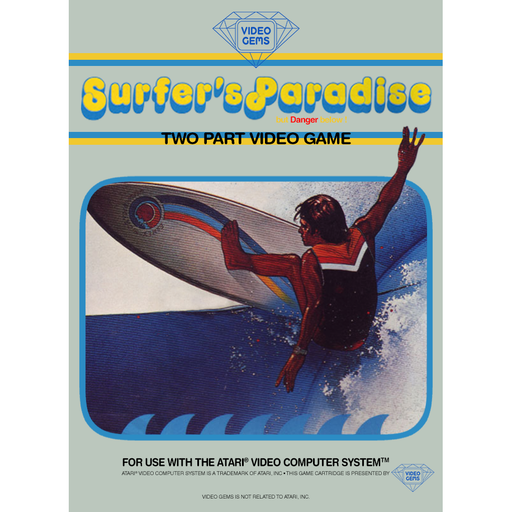 Surfer's Paradise But Danger Below! (Atari 2600) - Just $0! Shop now at Retro Gaming of Denver