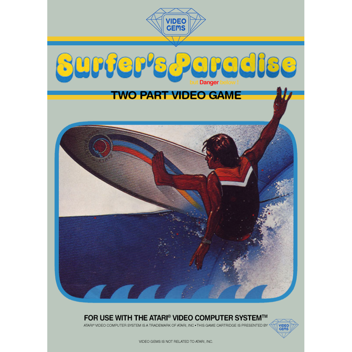 Surfer's Paradise But Danger Below! (Atari 2600) - Just $0! Shop now at Retro Gaming of Denver