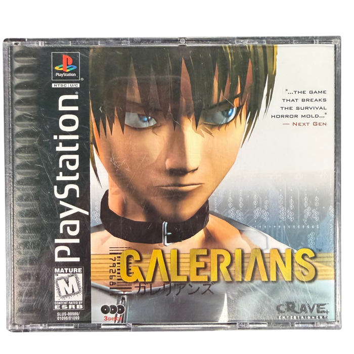 Galerians [MISSING MANUAL/INSERTS] – PlayStation 1 (PS1) - for just $154.99! 