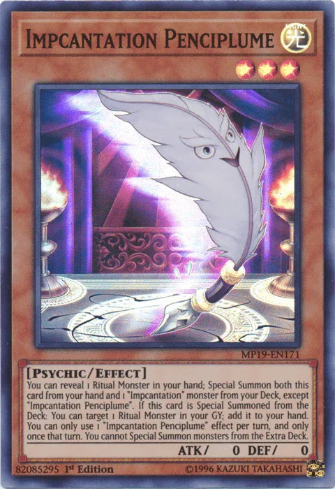 Impcantation Penciplume [MP19-EN171] Super Rare - for just $0.10! 