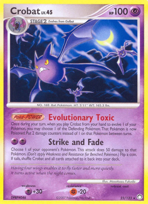 Crobat (23/123) [Diamond & Pearl: Mysterious Treasures] - for just $2.45! 