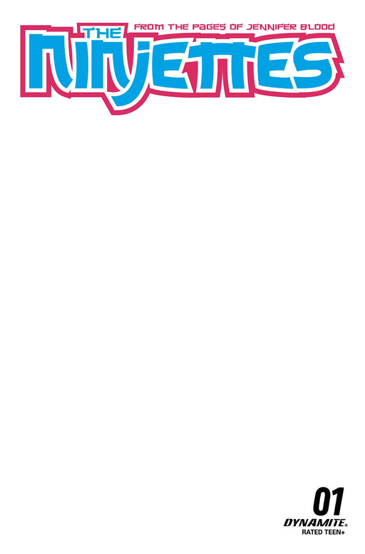 NINJETTES #1 (OF 5) CVR E BLANK AUTHENTIX (09/07/2022) - for just $3.99! 