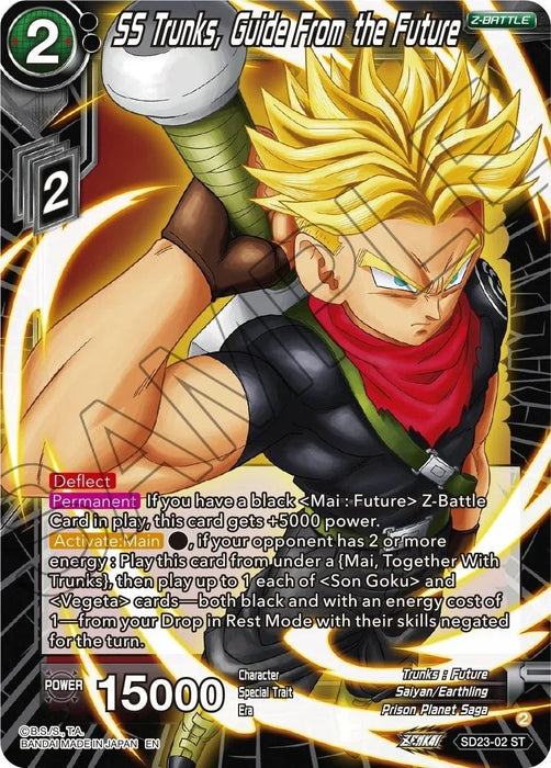 SS Trunks, Guide From the Future (SD23-02) [Critical Blow] - for just $0.20! 
