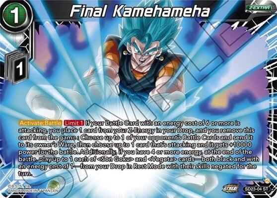 Final Kamehameha (SD23-04) [Critical Blow] - for just $0.80! 