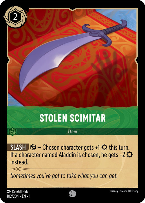 Stolen Scimitar (102/204) - The First Chapter - for just $0.02! 
