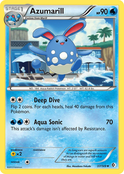 Azumarill (37/149) [Black & White: Boundaries Crossed] - for just $0.20! 