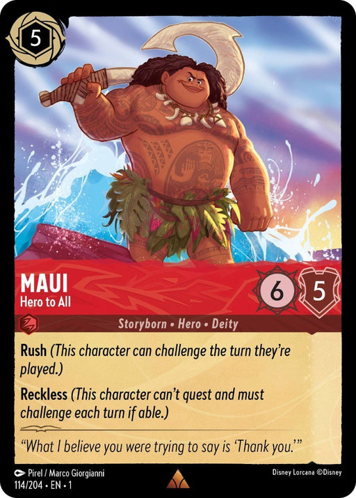 Maui - Hero to All (114/204) - The First Chapter - for just $0.32! 