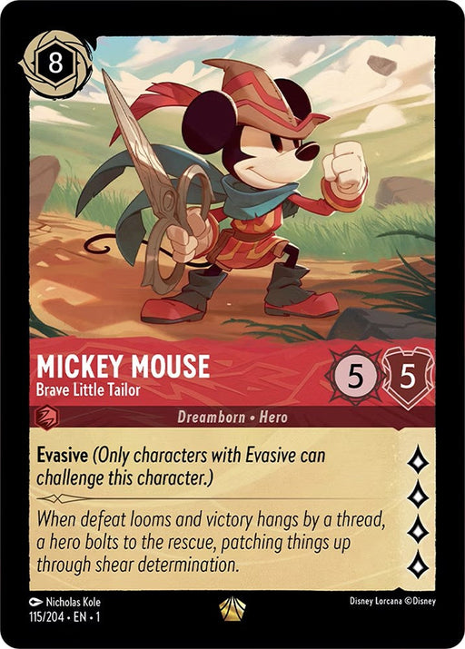 Mickey Mouse - Brave Little Tailor (115/204) - The First Chapter - for just $3.15! 