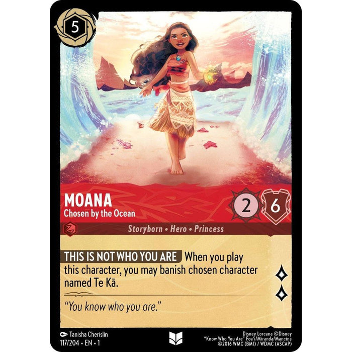 Moana - Chosen by the Ocean (117/204) [The First Chapter] - Just $0.10! Shop now at Retro Gaming of Denver