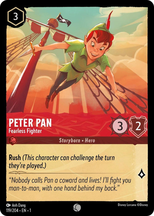 Peter Pan - Fearless Fighter (119/204) - The First Chapter - for just $0.03! 