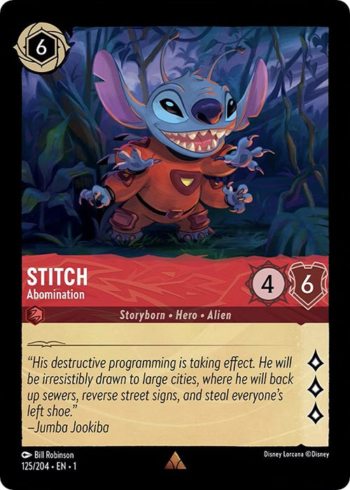 Stitch - Abomination (125/204) - The First Chapter - for just $0.05! 