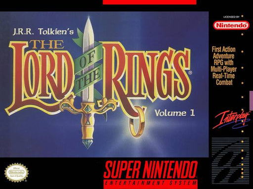J.R.R. Tolkien's The Lord of the Rings: Volume 1 (Super Nintendo) - for just $0! 