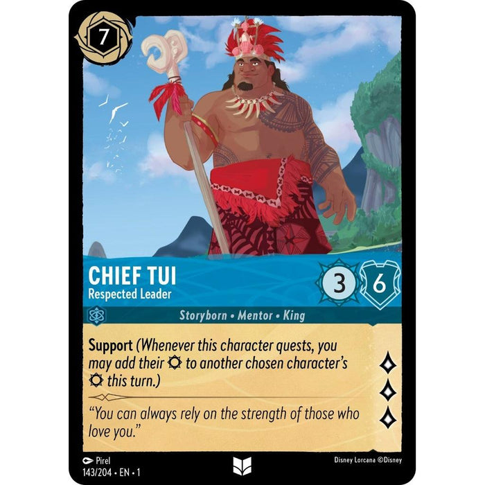 Chief Tui - Respected Leader (143/204) [The First Chapter] - Just $0.05! Shop now at Retro Gaming of Denver