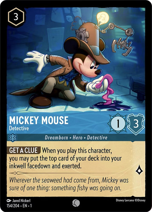 Mickey Mouse - Detective (154/204) - The First Chapter - for just $0.02! 
