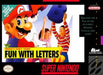 Mario's Early Years Fun with Letters (Super Nintendo) - for just $0! 