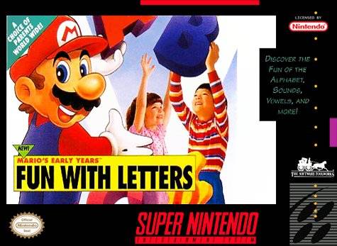 Mario's Early Years Fun with Letters (Super Nintendo) - for just $0! 