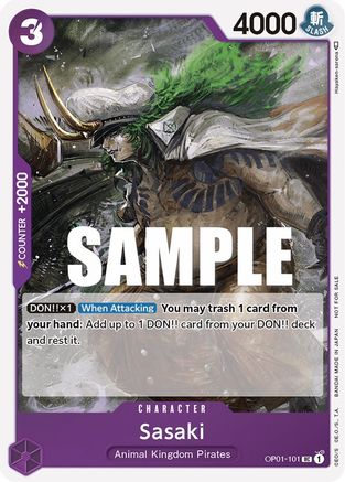 Sasaki (Event Pack Vol. 2) (OP01-101) - One Piece Promotion Cards - for just $1.13! 